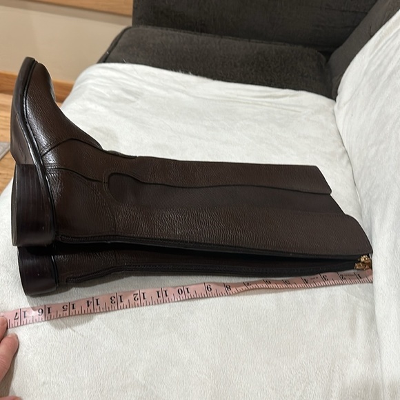 Tory Burch Christy Brown Leather Knee High Boots 7.5 - Picture 9 of 9